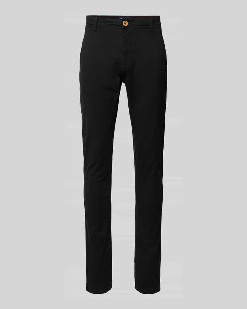 Blend Slim Fit Hose mit Eingrifftaschen Modell 'NATAN Black