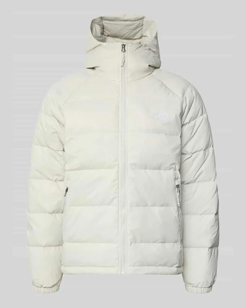 The North Face Jacke mit Logo-Stitching und Kapuze Beige