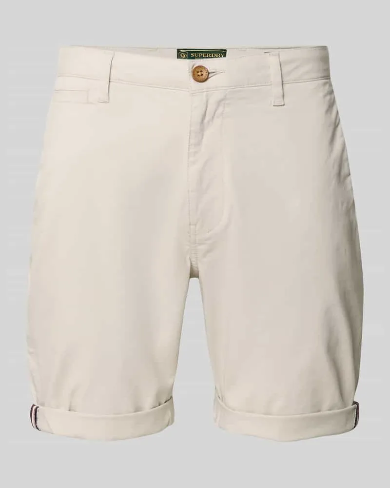 Superdry. Regular Fit Shorts mit Münztasche Hellgrau