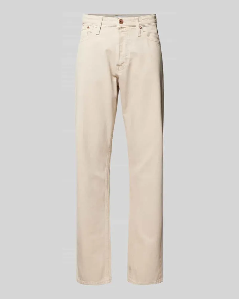 Jack & Jones Straight Leg Jeans im 5-Pocket-Design Modell 'CHRIS 