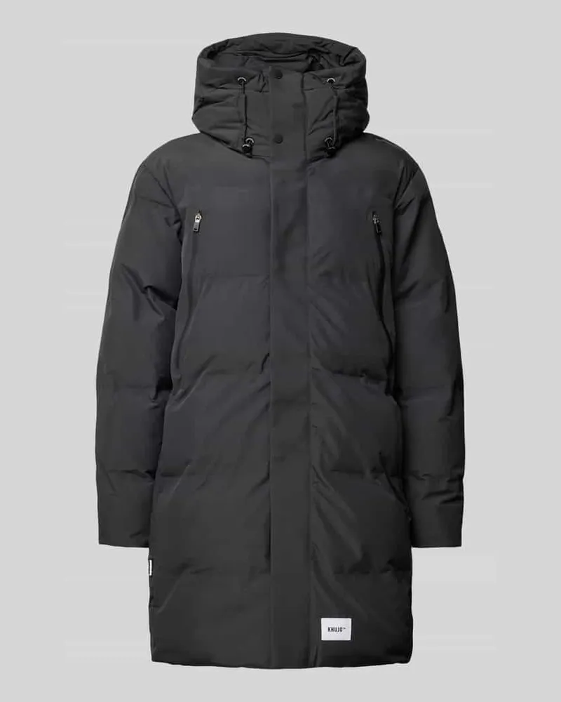 khujo Steppjacke mit Label-Patch 
