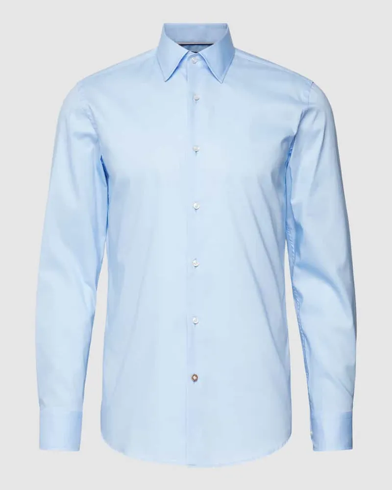 HUGO BOSS Slim Fit Business-Hemd mit Kentkragen Modell 'Hank Kent 