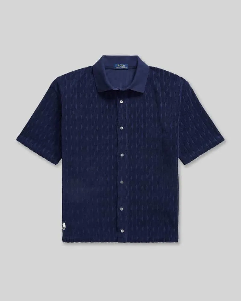 Ralph Lauren Relaxed Fit Freizeithemd aus reiner Baumwolle Marine