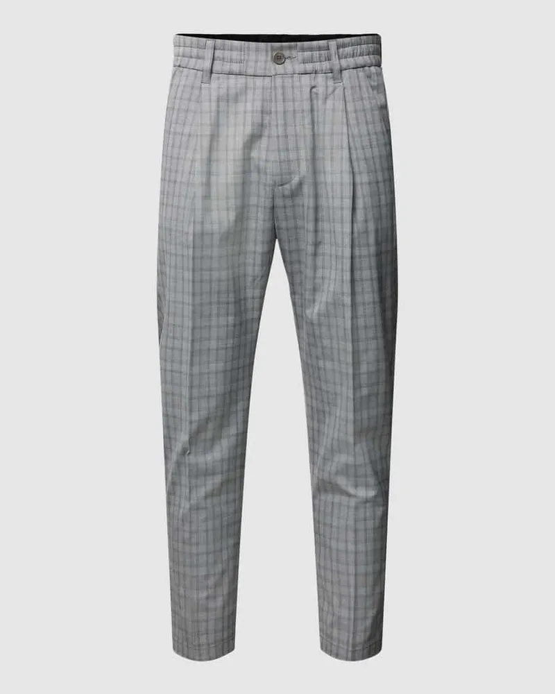 Drykorn Anzughose mit Karomuster Modell 'CHASY Hellgrau