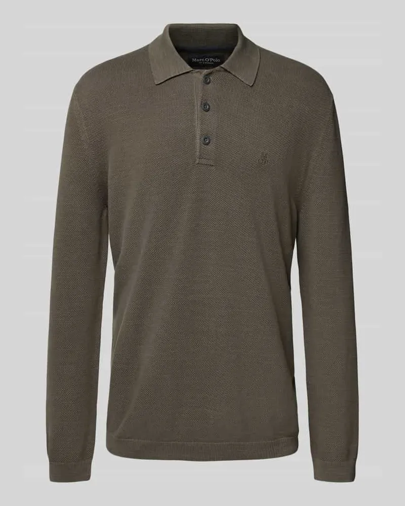 Marc O'Polo Regular Fit Strick-Shirt aus reiner Baumwolle 