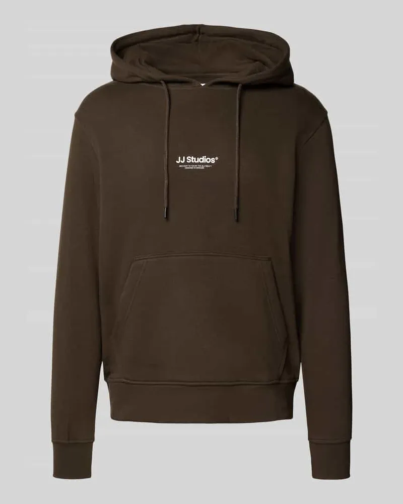 Jack & Jones Hoodie mit Label-Print Modell 'SOHO 