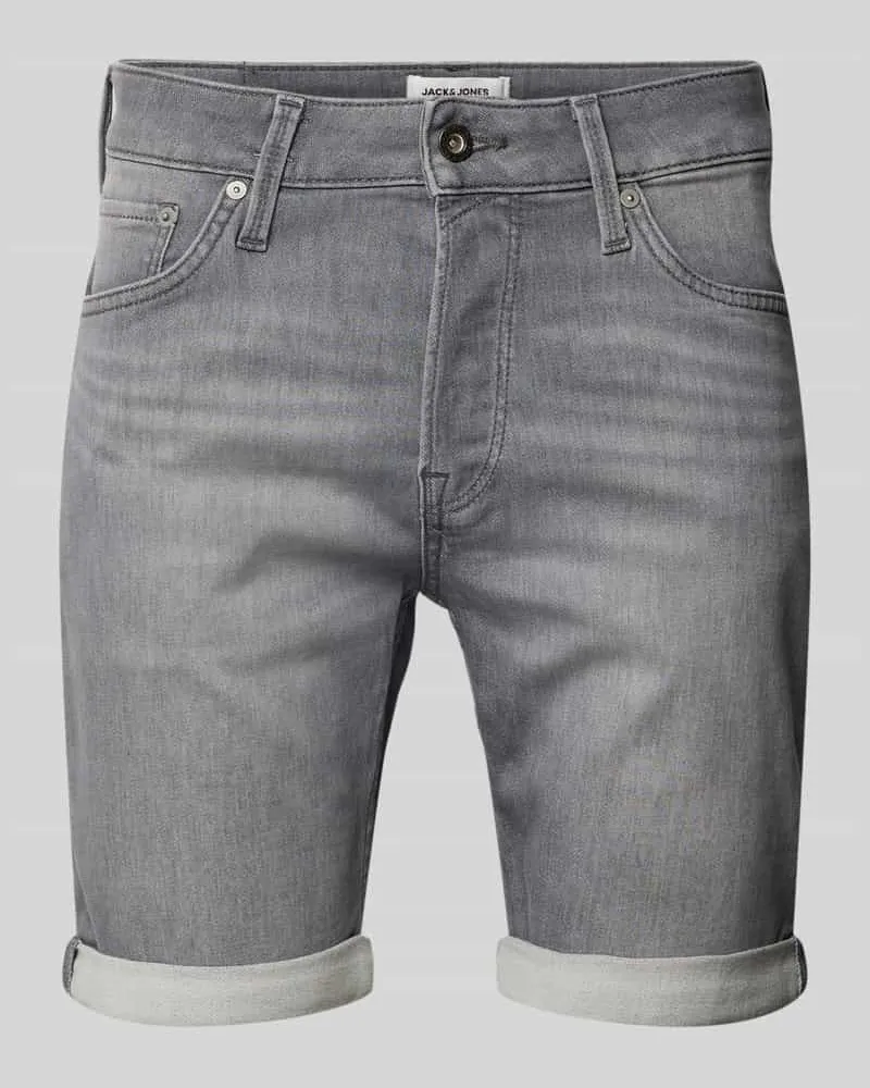 Jack & Jones Jeansshorts mit 5-Pocket-Design Modell 'RICK 