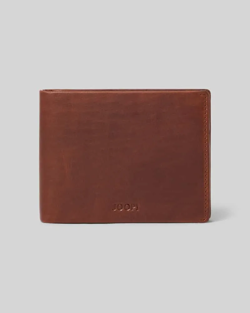 JOOP! Portemonnaie aus echtem Rindsleder Modell 'cerratano Cognac