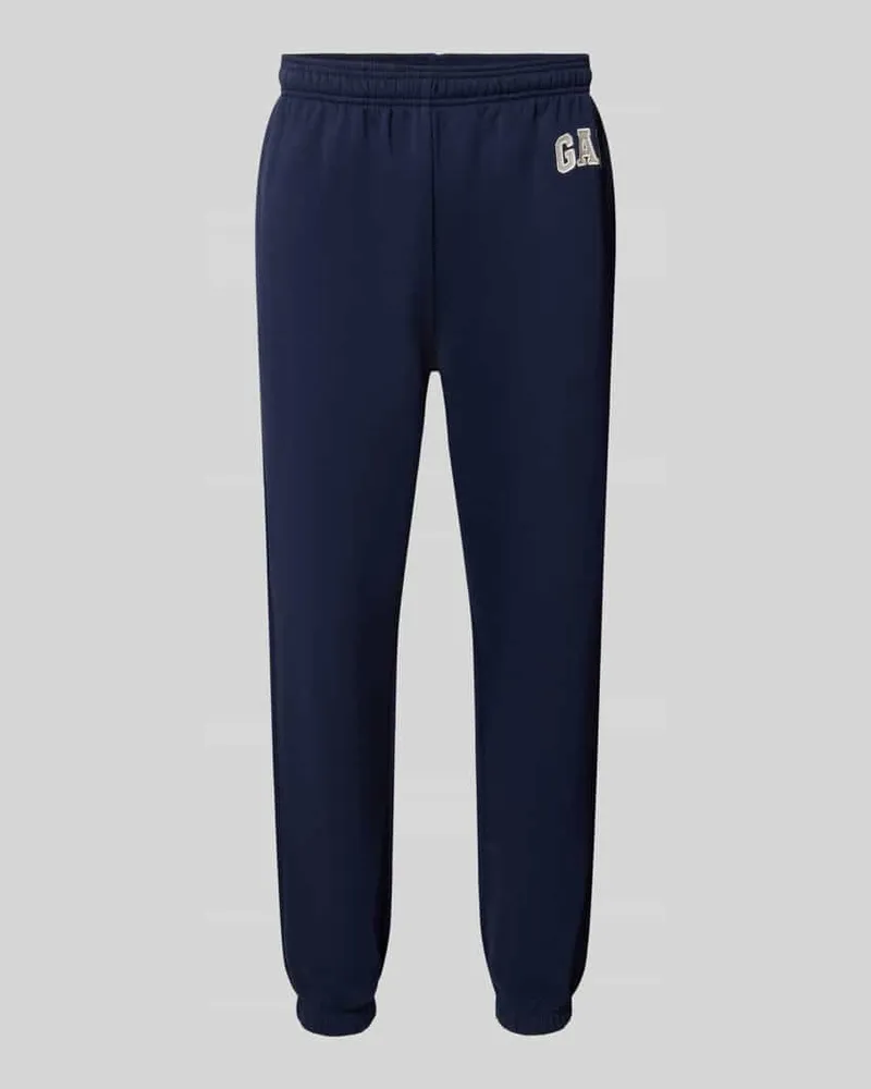 GAP Sweatpants mit Logo und elastischem Bund Marine