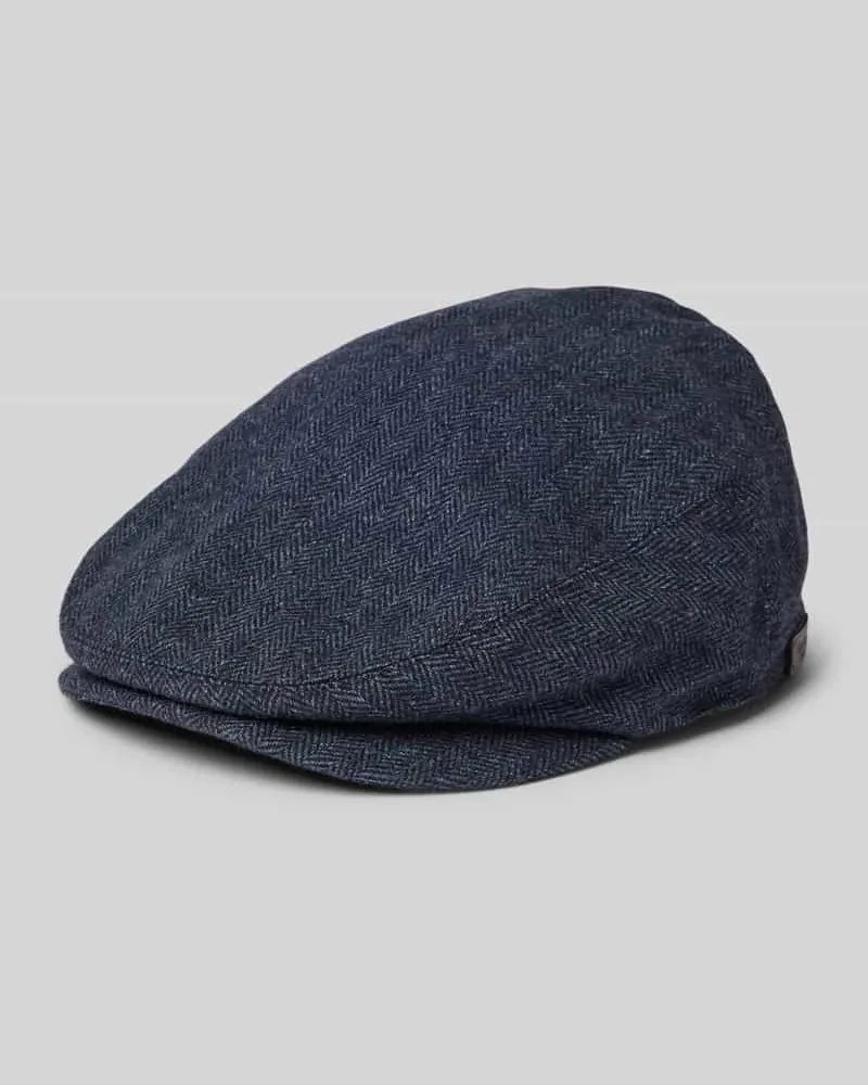 Barbour Schiebermütze mit Strukturmuster Modell 'Barlow Marine