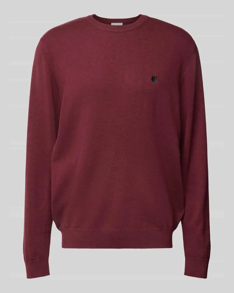 Carhartt WIP Strickpullover mit Label-Stitching Modell 'MADISON 