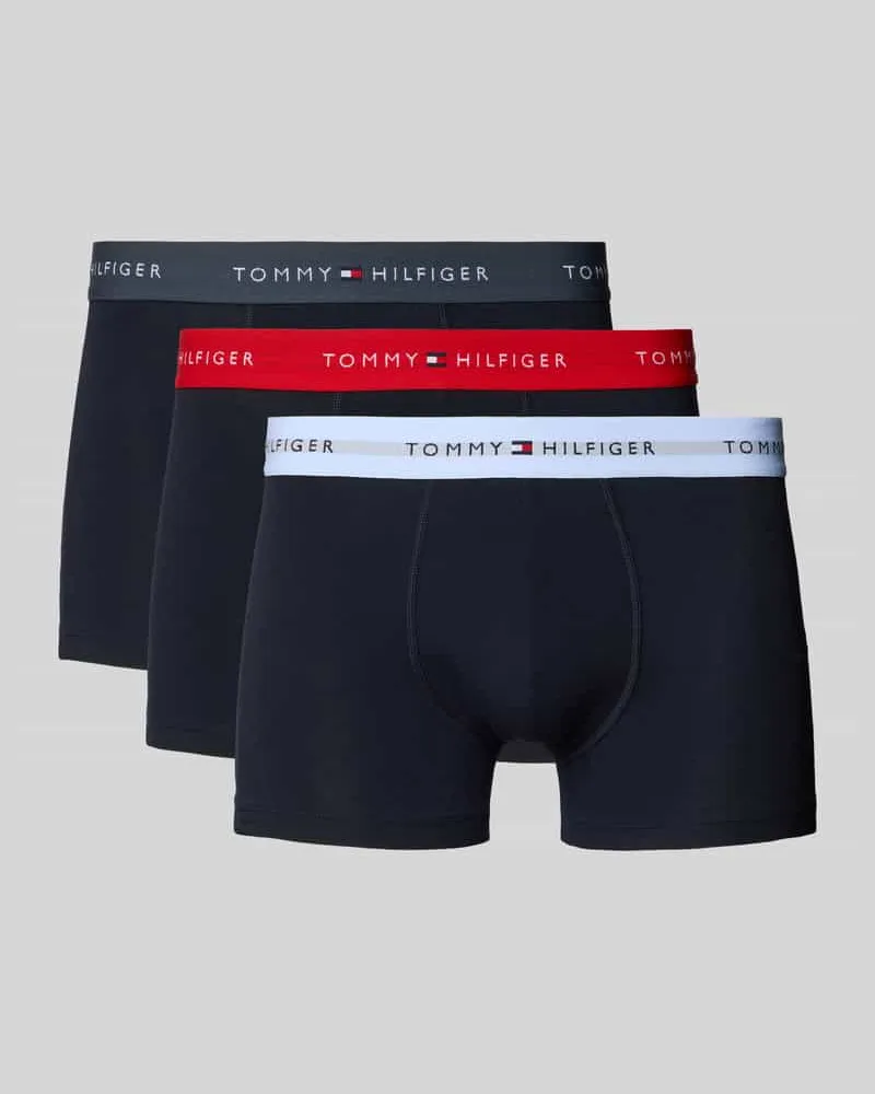 Tommy Hilfiger Trunks aus Baumwoll-Mix im 3er-Pack 