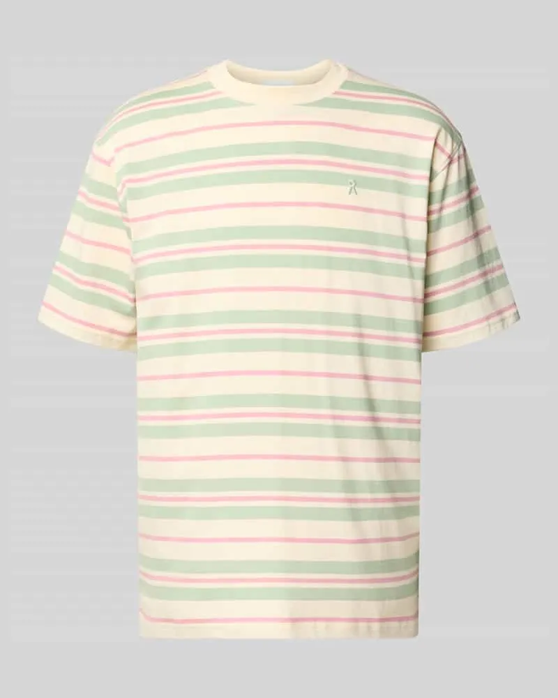 Armedangels Relaxed Fit T-Shirt aus reiner Baumwolle Modell 'MAARKOS Altrosa