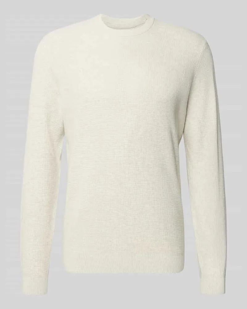 McNeal Strickpullover mit gerippten Abschlüssen 