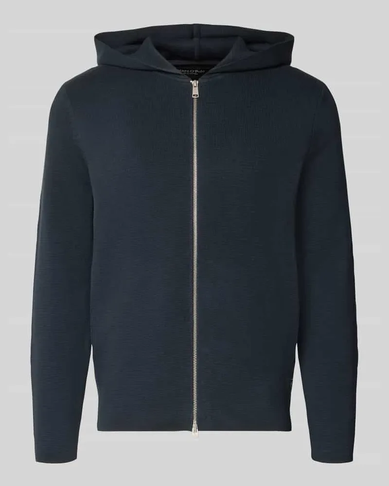 Marc O'Polo Regular Fit Pullover aus reiner Baumwolle Dunkelblau