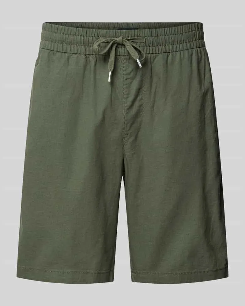 Matinique Regular Fit Bermudas aus Leinen-Baumwoll-Mix Modell 'barton Mittelbraun