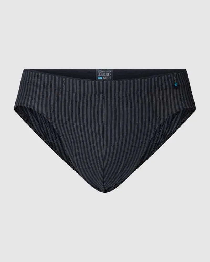 Schiesser Slip mit Streifenmuster Modell 'Supermini 