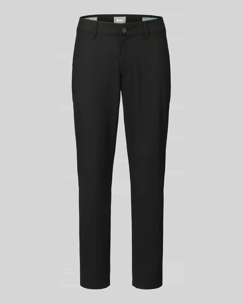 Brax Tapered Fit Stoffhose mit Viskose-Anteil Modell 'Phil Black