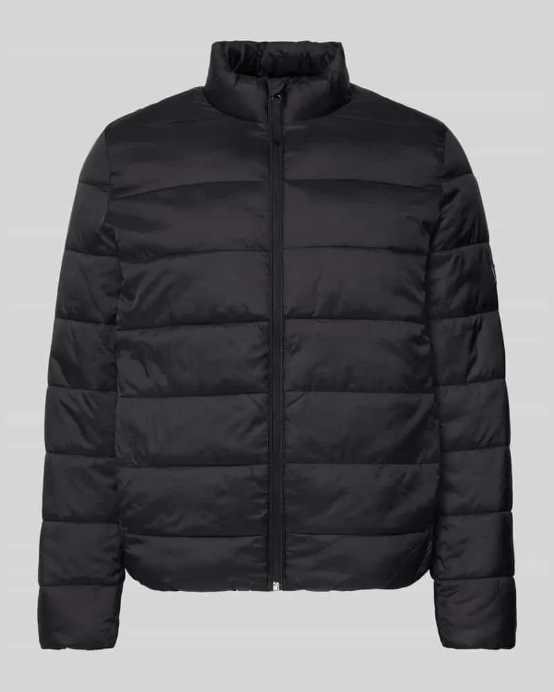 Pepe Jeans Regular Fit Steppjacke mit Stehkragen Black