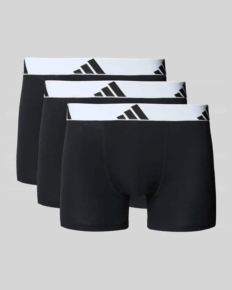 adidas Trunks mit elastischem Logo-Bund im 3er-Pack 