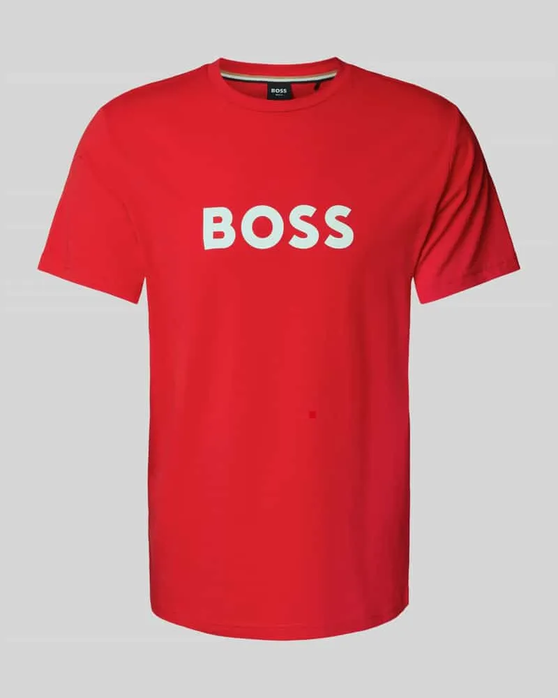 HUGO BOSS T-Shirt mit Label-Print 