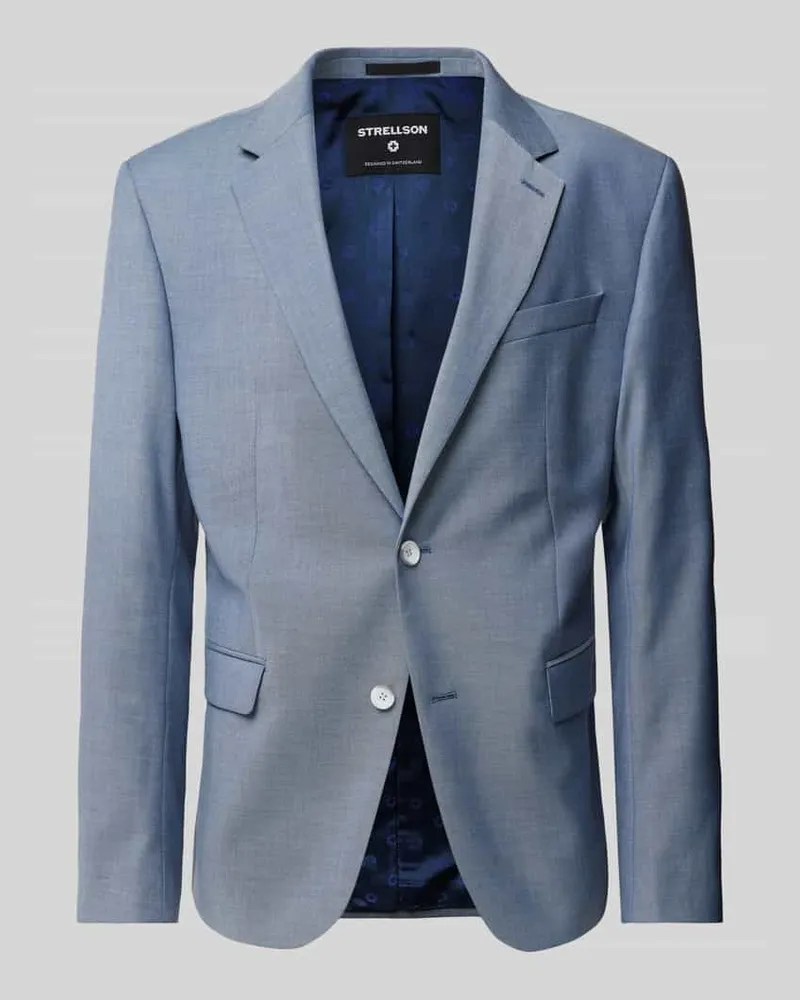 Strellson Sakko mit Brustleistentasche Modell 'Aidan2 Blau
