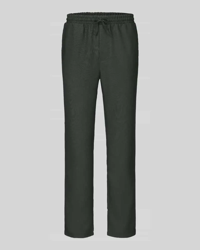 Only & Sons Schmale Hose mit Tunnelzugbund Khaki