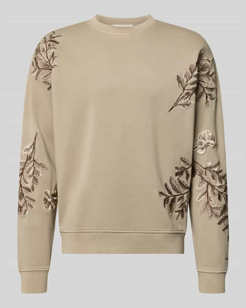Drykorn Regular Fit Sweatshirt Modell 'Kario Beige