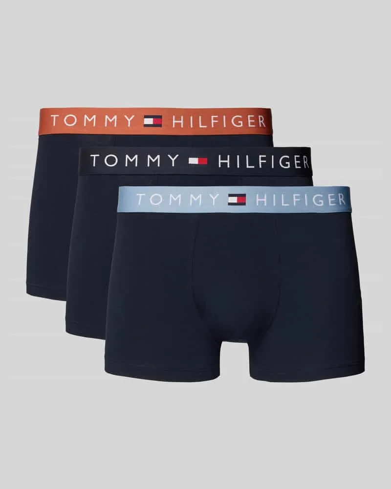 Tommy Hilfiger Trunks aus Baumwoll-Mix im 3er-Pack 