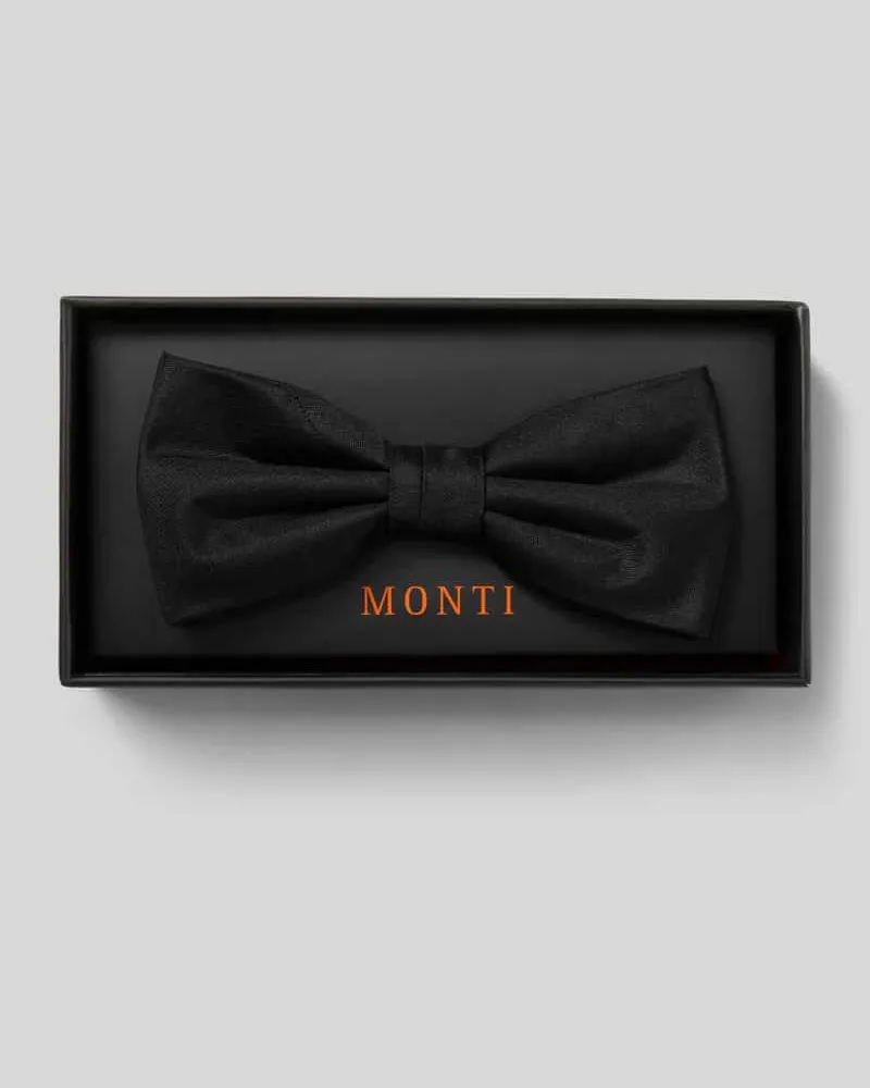 Monti Fliege aus reiner Seide Black