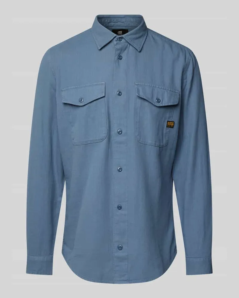 G-STAR RAW Slim Fit Freizeithemd mit Kentkragen 