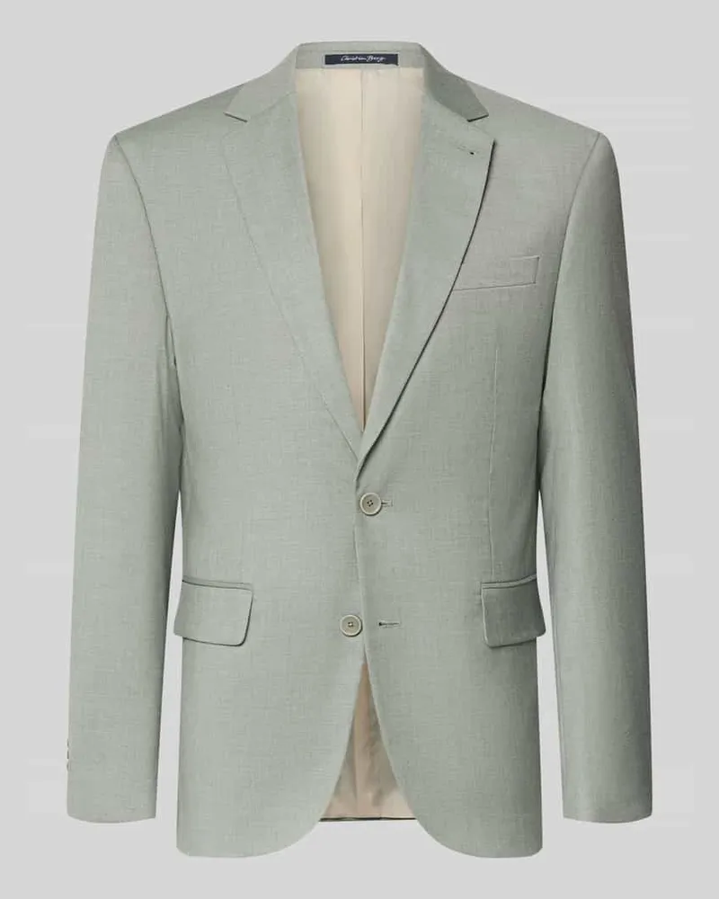 Christian Berg Straight Fit Blazer mit Viskose-Anteil Lind