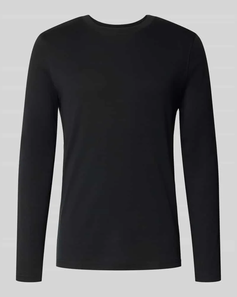 McNeal Longsleeve mit geripptem Rundhalsausschnitt 