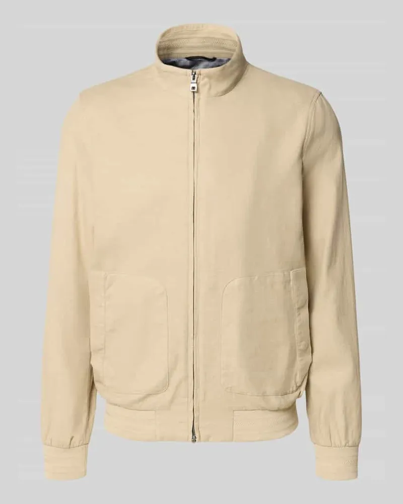 Geox Blouson mit Zweiwege-Reißverschluss Beige