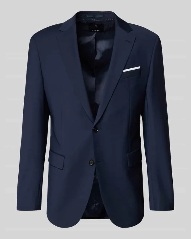 JOOP! Slim Fit 2-Knopf-Sakko mit Pattentaschen Marine