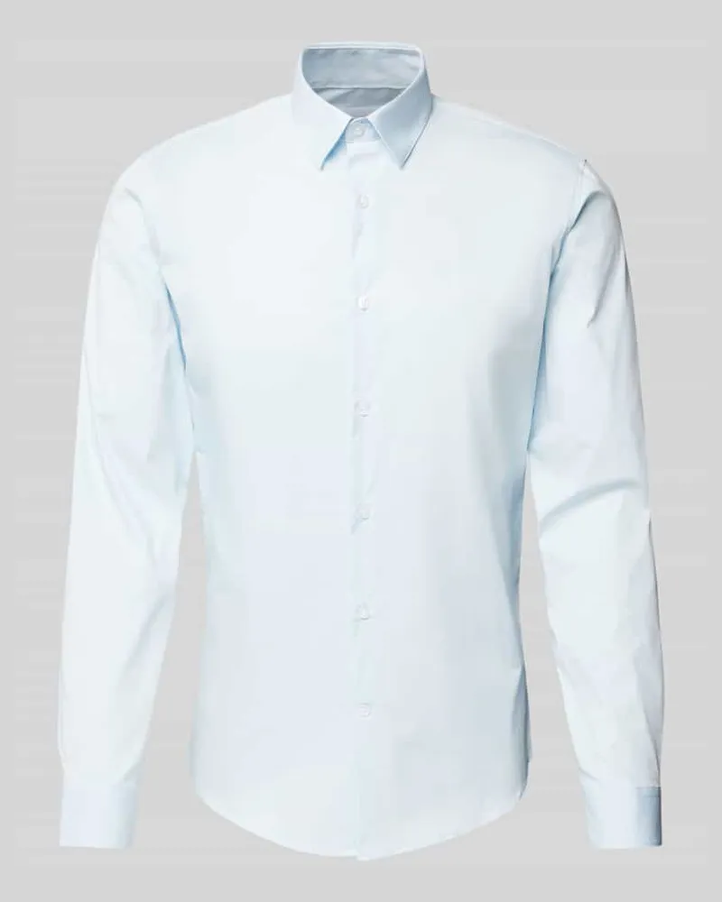 Lindbergh Slim Fit Freizeithemd mit Kentkragen 