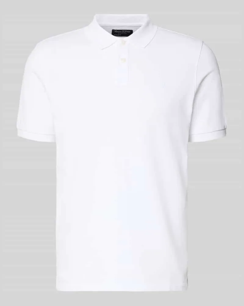 Marc O'Polo Poloshirt aus Baumwolle Weiss