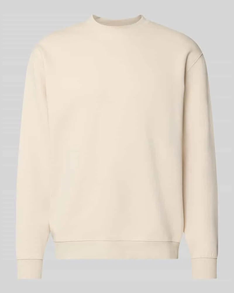 Selected Slim Fit Pullover aus reiner Baumwolle 'TOM Offwhite