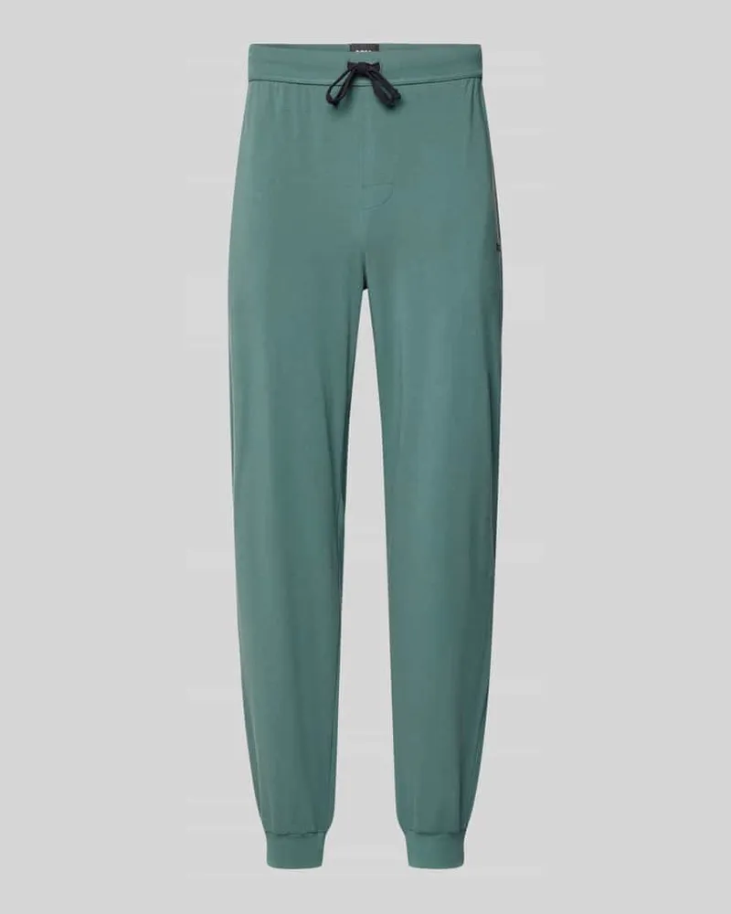 HUGO BOSS Comfort Fit Sweathose aus Baumwoll-Mix Modell 'MIX&MATCH PANTS Petrol