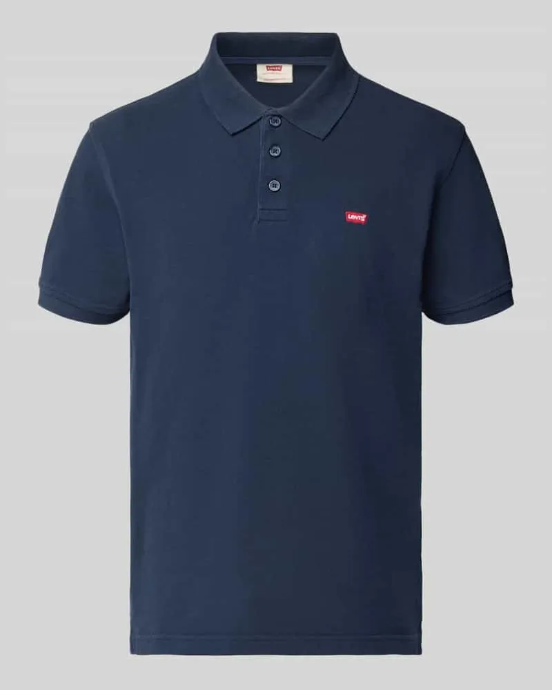Levi's Poloshirt mit Label-Detail Marine