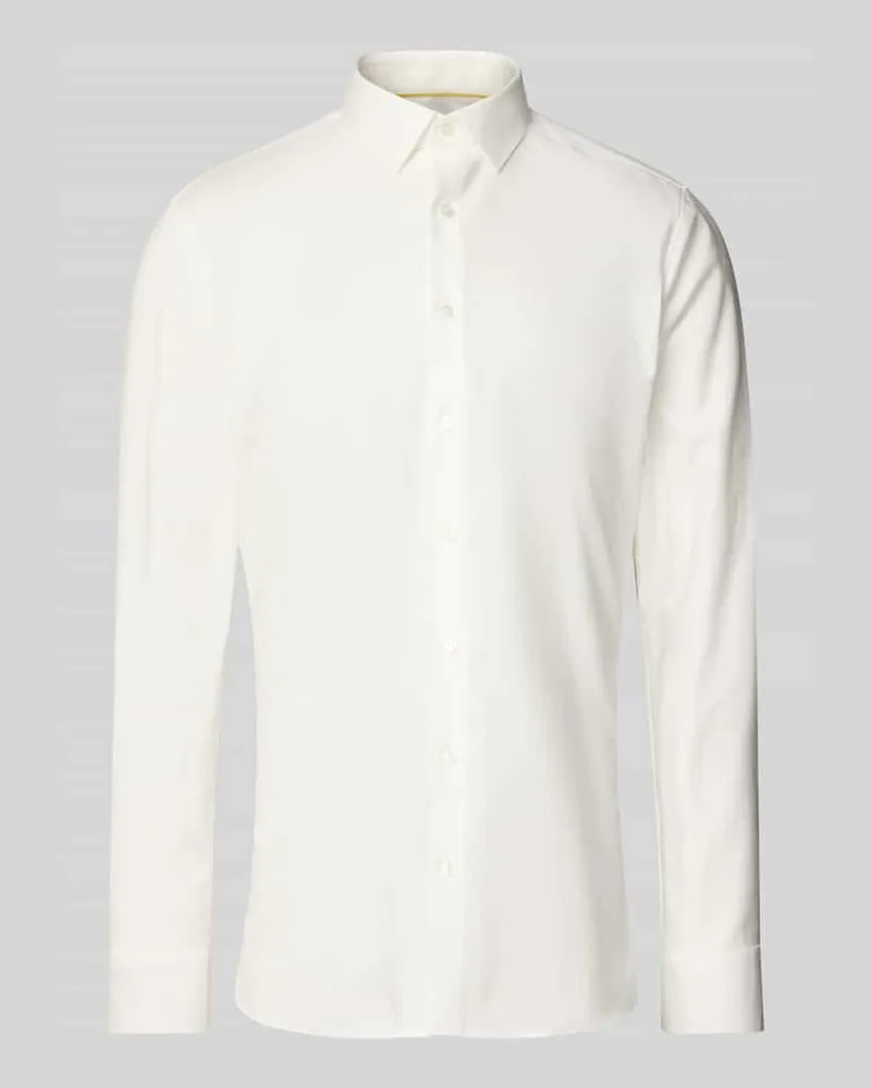 Olymp Super Slim Fit Business-Hemd mit Kentkragen 
