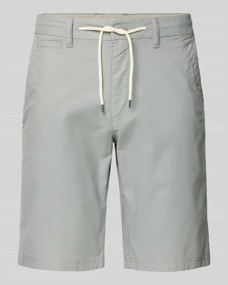 S.Oliver Regular Fit Chinoshorts aus Baumwoll-Mix Modell 'PHOENIX Hellgrau