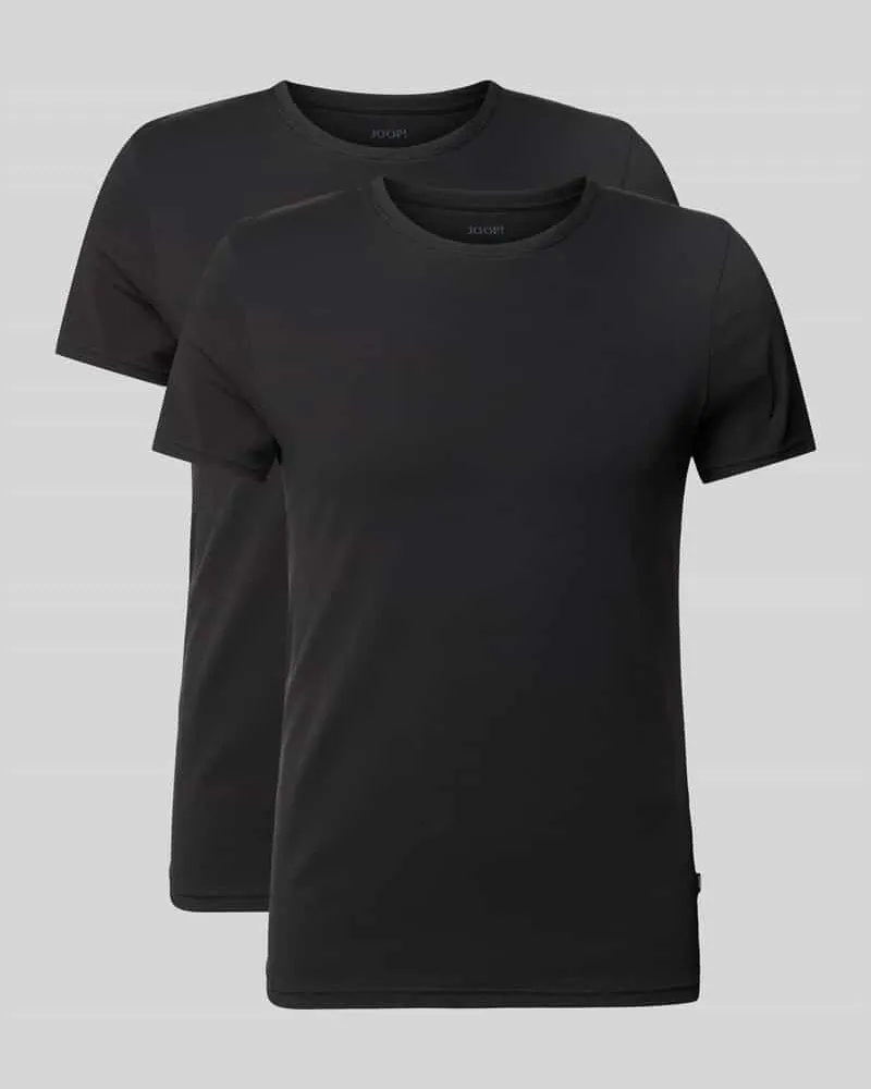 JOOP! T-Shirt mit Rundhalsausschnitt im 2er-Pack Black