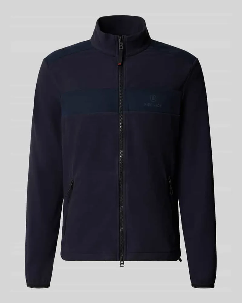 Bogner Regular Fit Sweatjacke mit Stehkragen Modell 'JOSH Marine