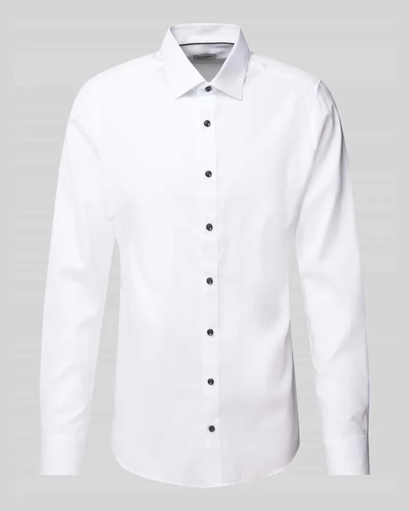 Olymp Slim Fit Businesshemd mit Kentkragen 