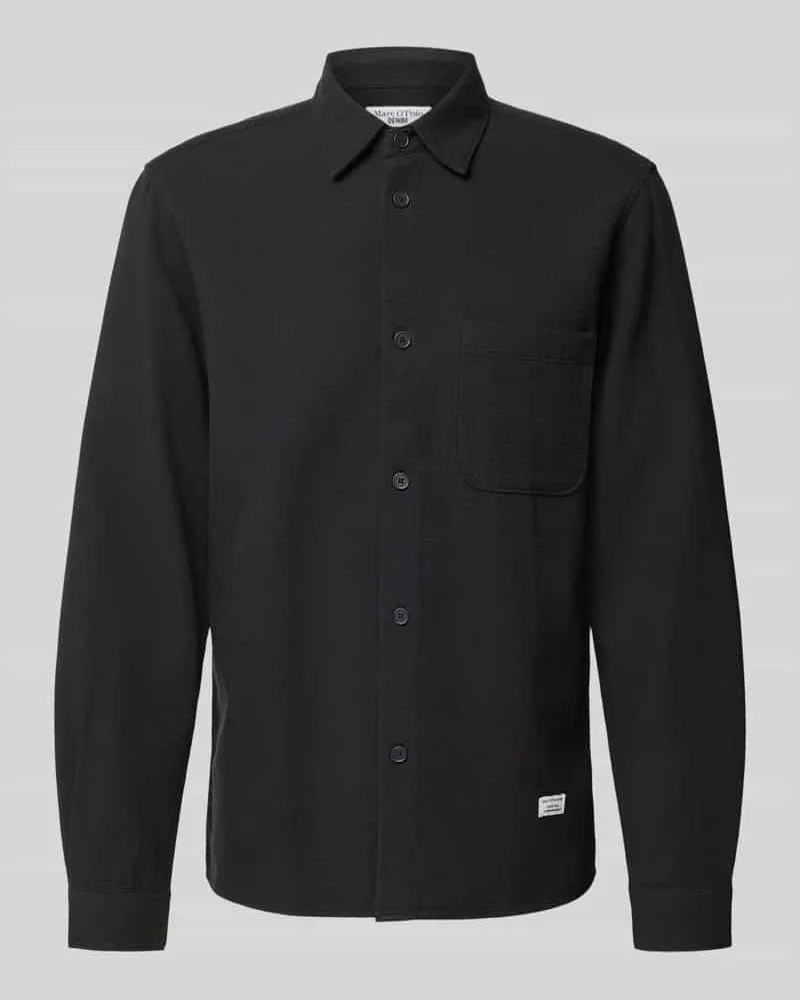 Marc O'Polo Regular Fit Freizeithemd aus reiner Baumwolle 