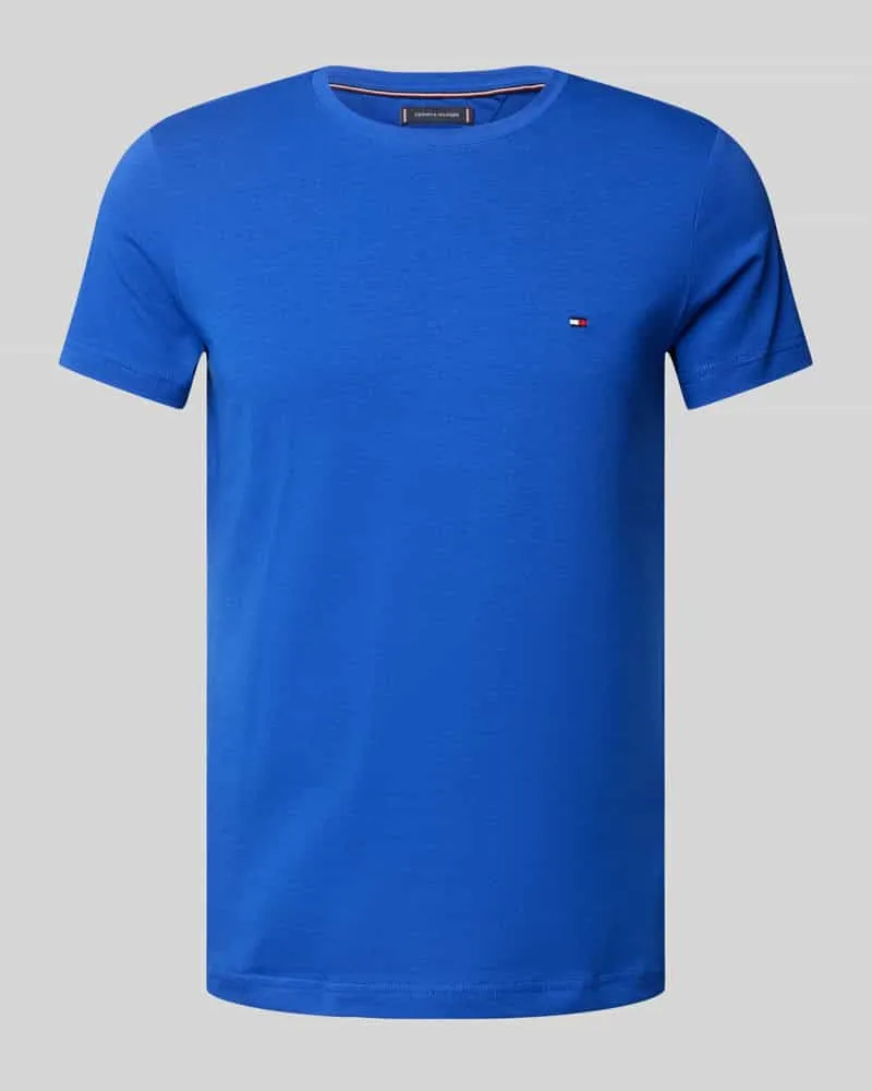 Tommy Hilfiger Slim Fit T-Shirt mit Baumwollanteil Royal