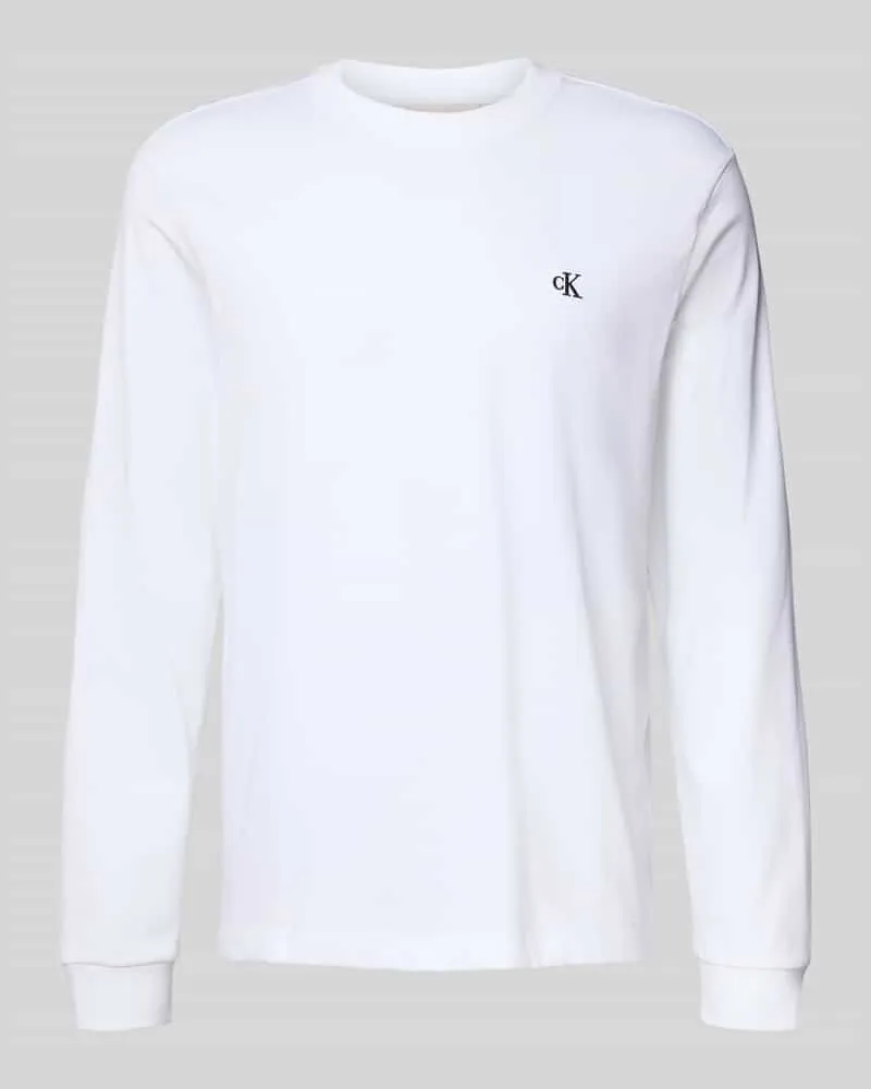 Calvin Klein Longsleeve mit Logo-Stitching 