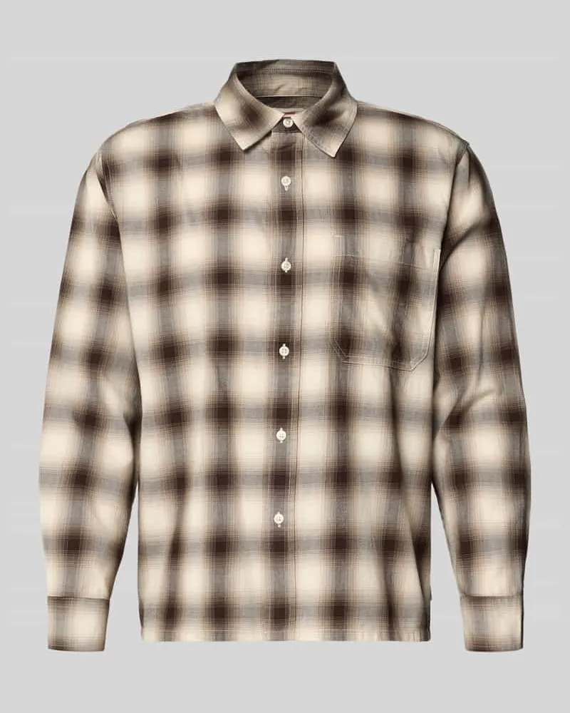 Levi's Relaxed Fit Überhemd aus reiner Baumwolle Modell 'DUBOCE Khaki