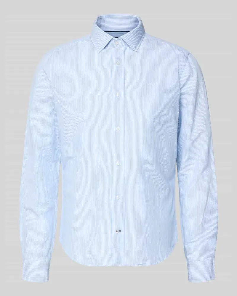 JOOP! Casual Fit Freizeithemd mit Kentkragen Modell 'Mike Hellblau